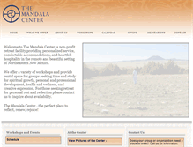 Tablet Screenshot of mandalacenter.org